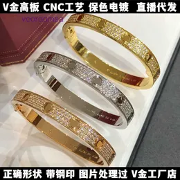 Car tires's New Brand Classic Designer Bracelet Gold Family Wide Edition All Sky Star for Women Plated with 18K Rose Craft Full Diamond Micr With Original Box