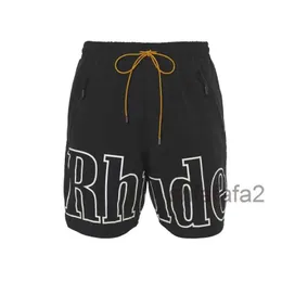 Meichao Rh Limited Rhude Ontwerpers Heren Basketbal Shorts Zomer Hip Hop Hoge Sport Training Strandbroek Palm Mesh Straat 6TAO