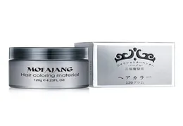 Mofajang Hair Color Wax для укладки волос Mofajang Pomade Сильный стиль, восстанавливающая помада-воск, большой скелет, зализанная, 9 цветов2421800