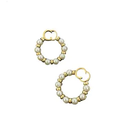 Stud Stud Luksusowe kolczyki projektanci G Letter Projektant Panie Ear Studs Women Ear Wiselants Wedding Biżuter Prezenta