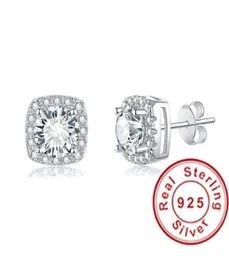 Stud na moda 925 brincos de prata esterlina para mulheres Mossanite diamante moda jóias de casamento giftstud6041830