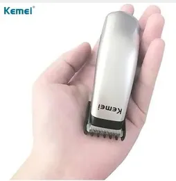 トリマーkemei km666エレクトリックヘアクリッパーミニヘアトリマーカッティングマシンビアードバーバーカミソリ用スタイルツールプロフェッショナルカッター