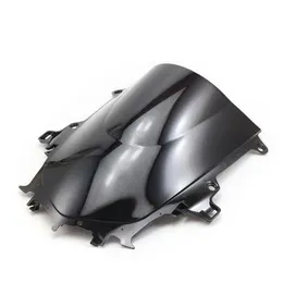 Moto Trasparente Nero Double Bubble Parabrezza Parabrezza ABS Misura Per Yamaha YZF-R1 YZF R1M R1S 2015-2019