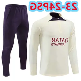 2324 MBAPPE Giacca da allenamento ad ensemble UIT ETS MENS 2223 QUALITÀ MAC SOCCER CHANDAL SETS S TUTA SOVERTRO JOGGING UCCER Top KIT KIT SULLA SUSSUITTI CONTROLLA