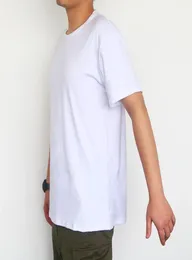 Transfer ciepła puste sublimacja Tshirt Modalna załoga szyi krótki rękaw Tshirt biały poliester dla dzieci dziecięce dzieci młodzież Z117951488