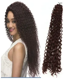 Vague d'eau 20 pouces tresses les plus basses cheveux vague d'eau cheveux européens pour tressage extension de cheveux synthétiques crochet br6862437