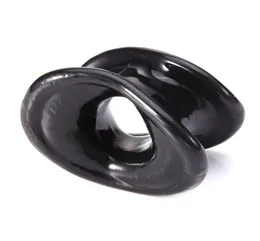 Cockrings Male Scrotum Testicle Squeeze Ring Cage Soft Stretcher Enhancer Delay Ball Sex Toy TKing3079971