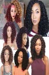 8039039 Jumpy Wand Curls Crochet Intrecciare i capelli Janet Ricci sintetici per capelli all'uncinetto Trecce Giamaicano Bounce Treccia di capelli Ex5394774