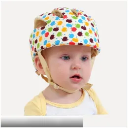 모자 모자 안전 베이비 보호 헬멧 면화 메쉬 소프트 조절 가능한 헤드 프로텍터 아이 캡 소년 소녀를위한 학습 230720 D DHZKM ZZ