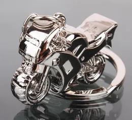 Modello 3D Portachiavi per motocicletta Catena Motore Portachiavi in argento Nuova moda Regalo carino 10 pezzi62099481596989