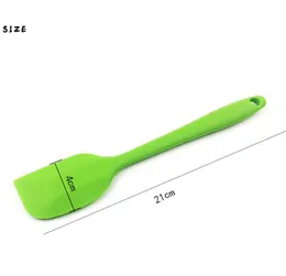 Silicone Baking scraper Tools Spatula Heat-Resistant Non-stick Cooking Kitchen Utensils Non-deformable Soft Baking Spatula Butter stirring knife