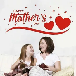 Wall Stickers Mother's Day Bedroom Decoration Carved Mural Self For Home Wallpaper F7A9