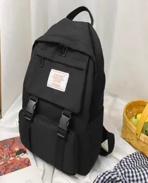 십대 소녀를위한 야외 가방 여성 버클 스쿨 가방 2021 나일론 여행 배낭 여자 Mochilas sac a dos ladie laptop rucksack m2962924