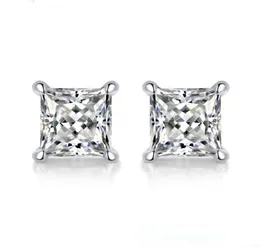 Real 05ct Moissanite Stud earrings for women men solid 925 Sterling Silver Solitaire Round Diamond Earrings Fine Jewelry4142420