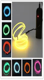 Neon Light El Led Neon Wire under bil Flexibla mjuka rörlampor LED -remsskylt Animebody Womanrooms Rope Light RGB Luces7733586