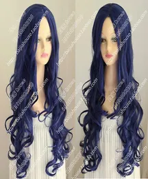 парик для косплея Corpse Bride Tim Burton039s Corpse Bride Синие вьющиеся волосы Хэллоуин wig9113972