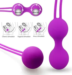 Kegel Ball Kegel Egzersiz Ağırlıkları Ben WA WA Kegal Top Kit Başlangıç ​​Vajina Sıkma Mesane Kontrolü ve Pelvik Zemin Egzersizleri 9344771