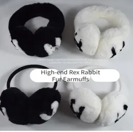 Top Brand Winter Earmuffs Female Rabbit Velvet Ear Muffs Classic Earmuffs Fashion Warm Plush Earmuff2142673