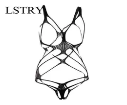 Nxy sexig uppsättning ny glamour erotiska underkläder för kvinnor porr klänning lstry open bh crotch ihåliga elastiska underkläder kostymer kvinnliga lencer8101891