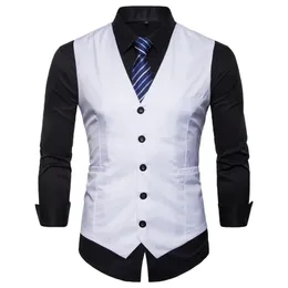 Blazers Nuevo Traje para Hombre Chaleco Causal Inteligente Chaleco Formal Slim Fit Traje Chalecos Hombres Color Sólido Vestido de Boda de Negocios Chaleco Ropa para Hombre