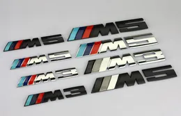 Adesivos de logotipo traseiro para BMW X6M X5 Carro BMW Série 3 Série 5 M3 M5M1 M Grille2320703