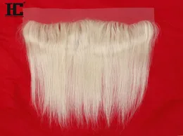 9A Grade Gute Qualität 613 Blonde Echthaar Spitze Verschluss Frontal Gerade Peruanisches Haar Seidige Glatte Haarverlängerungen Brasilianisches Vi4347477