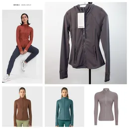 Kadınlar için sıcak satan egzersiz ceketleri tam zip atletik koşu pist ceketi, başparmak delikli ince fit yoga ceket