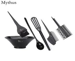 Professionelles Haarfärbewerkzeug-Set, 6-teiliges Set, Silikon-Haarfarben-Rührschüsseln, Färbemischschüssel, Tönungspinsel, Friseurwerkzeuge3680993