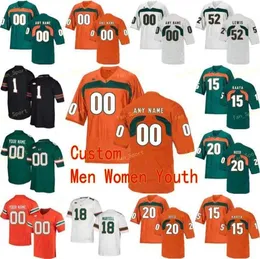 Kolej Formaları Miami Hurricanes 26 Sean 3 Frank Gore 3 Gilbert Frierson 4 Devin Hester Özel Futbol Dikişli6243223