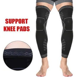 Long Leg Leg Pscentsfull Sleeve Knee Brace Support Protect Basketballfootball Pain Rearning 240102