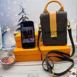 Sacos de armazenamento de flores antigas Bolsas de joias de designer de letras para festa de casamento Saco de telefone móvel portátil para charme senhora homens muito bonito mini bolsa louiselies vittonlies