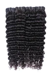 Kisshair Virgin Brazilian Deep Curly Virgin Hair Extensions 4pcslot Wave Deep Cheap Peruvian Indian Hist Hair Bundles2722486