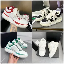 Moda vermelha MA-1 mulheres sapatos masculinos amis mulheres tênis branco preto sapatos am1ris sapatos designer formadores qualidade AM1ris alta para mulheres homens