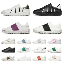 Apre Sneakers Donna Uomo Scarpe firmate Scarpe da ginnastica casual Bianco Nero Rosa Rosa Senza titolo Marchio di lusso Pelle di vitello Argento Denim Scarpe da ginnastica piatte Taglia 35-46