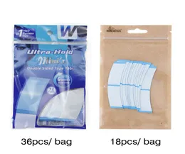 neitsi 36pcsbag blue ultra hold tapeヘアテープ接着剤ダブルサイドレースウィッグ用の米国ウォーカーテープ速い5698082