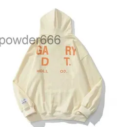 Sweats à capuche pour hommes Sweatshirts à capuche Galeries Depts Gary Peint Graffiti Utilisé Lettres Imprimé Lâche Casual Mode Hommes et Femmes 001 U3GG