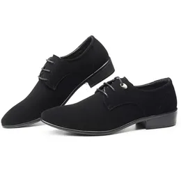 Camurça Mens Mocassins Negócios Sapatos Laceup Luxo Preto Penny Mocassim Mocassins Casuais Verão Flats Oficial Formal Derby Sapato 240102