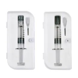 Accessories Mini Clear Syringe 1.0ml Glass Tank Injector for m6t th205 G5 amigo v9 Disposable Atomizer Thick oil Cartridge with Needle Box Package
