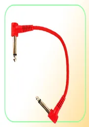 Niko, 6 шт., красочные кабели для электрогитары, 8039039, 14, патч-корд для педали эффектов под прямым углом Wholes3527415