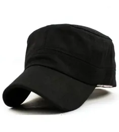 1pc 패션 남성 여성 멀티 컬러 유니니스 렉스 조절 가능한 클래식 스타일 평범한 평판 군대 모자 CADET CAT11188077