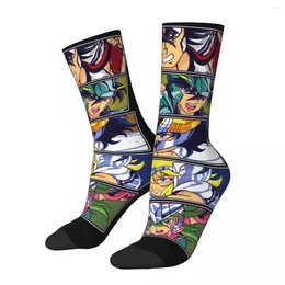 Men's Socks The Seiya Knights Merch Crew Non-slip High Quality Middle Tube Warm For Unisex Gifts
