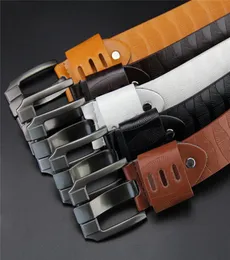 Luxuryleisure Belt Men Kvinnor Fashion Läder Smooth Girdle Buckle Midjeband Midjeband Rem Cinturon Mujer Pasek Damski 20199950332