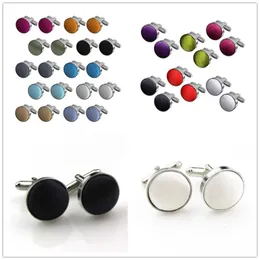 Party SMART PROM Fashion Shirt Gifts Satin Male Colored Mens Dress Cufflinks Fancy Button Wedding Cuff Links 231229