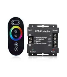 Controlador LED RGB sem fio RF 1224V controle de escurecimento por toque completo para faixa de módulo light3597570