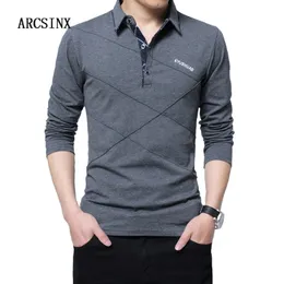 Arcsinx 5xl Polo Shirt Men Plus 3xl 4xl Autumn Winter Brand Men Long Long Disual Male Mens Polo Derts 240102