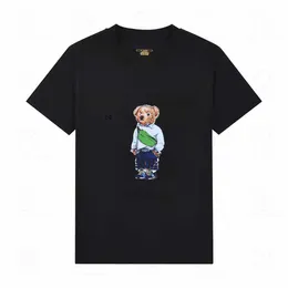 Homens camisetas New Little Bear Camisetas Designers Moda Camisetas Ralphs Polos Mens Womens RL Camisetas Tops Homem Casual Camiseta Luxurys Roupas Manga Laurens LNJM