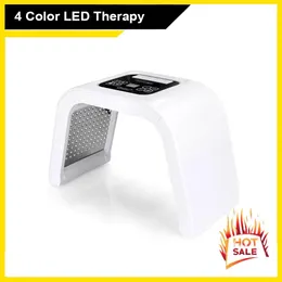 Maschine 4 Farben Licht LED Photon Therapie Maschine Gesichtsmaske LED Licht Für Hautverjüngung Akne Entferner SPA Gerät