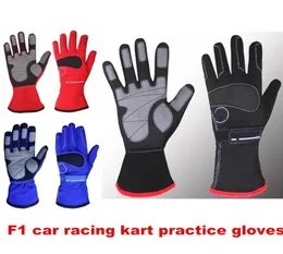 Yüksek kaliteli ters inek derisi yarış eldivenleri motosiklet f1 araba kart uygulama eldivenleri dört tekerlekten çekişli ralli erkek eldivenleri 2011127059515