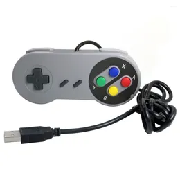 Игровые контроллеры 2024 2 шт. Геймпады для SNES USB-контроллер ПК MAC Проводной