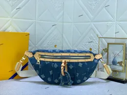 7A Designer di qualità Borse in denim Borse Borsa per la spesa di grande capacità Donna uomo Borse da viaggio Borse a tracolla di nuova moda Borsa a tracolla in tela blu